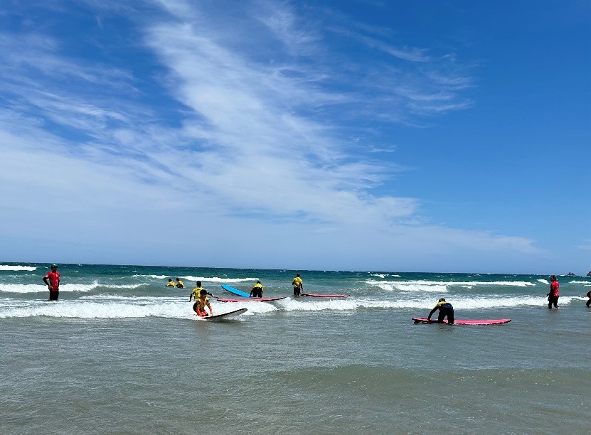 family surf day 1